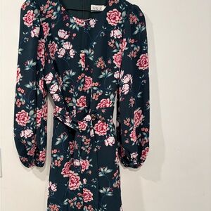Floral Long Sleeve Dress